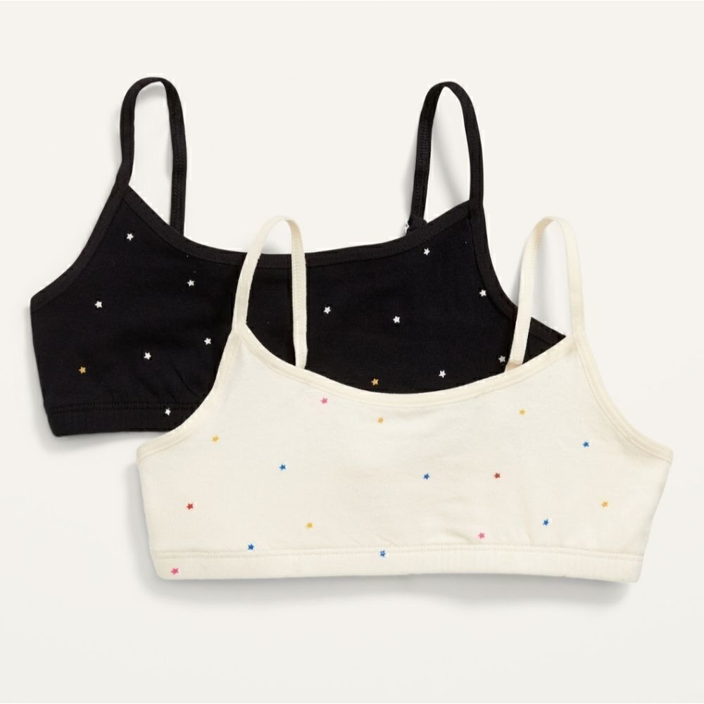 Brand New Old Navy Patterned Size XS(5) Cami Bra 2-Pack for Girls‎